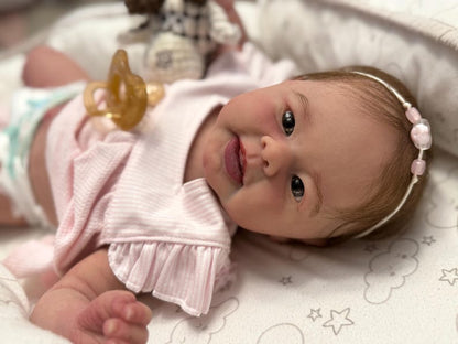 Reborn silicone baby (with bottle feeding system)