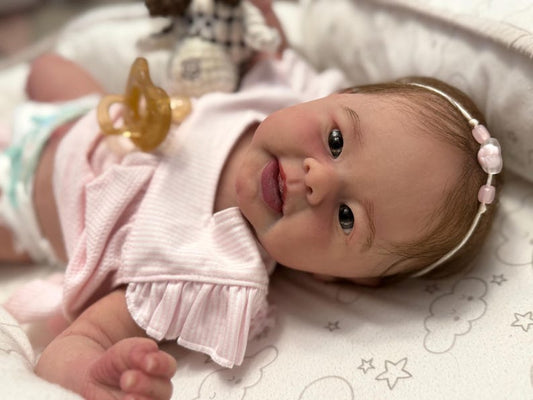 Reborn silicone baby (with bottle feeding system)