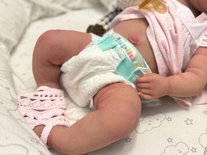 Reborn silicone baby (with bottle feeding system)