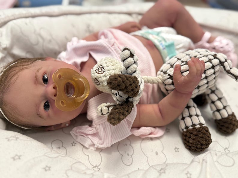 Reborn silicone baby (with bottle feeding system)