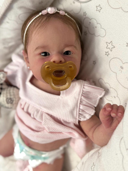 Reborn silicone baby (with bottle feeding system)