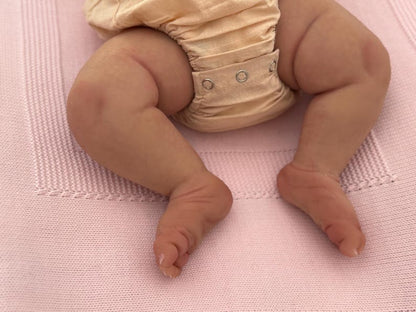 Ready to Ship Reborn Baby Girl – Realistic Asian Newborn – OOAK – Handcrafted Art Doll – 56 cm